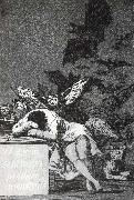 Francisco Goya El Sueno de la razon produce monstruos oil
